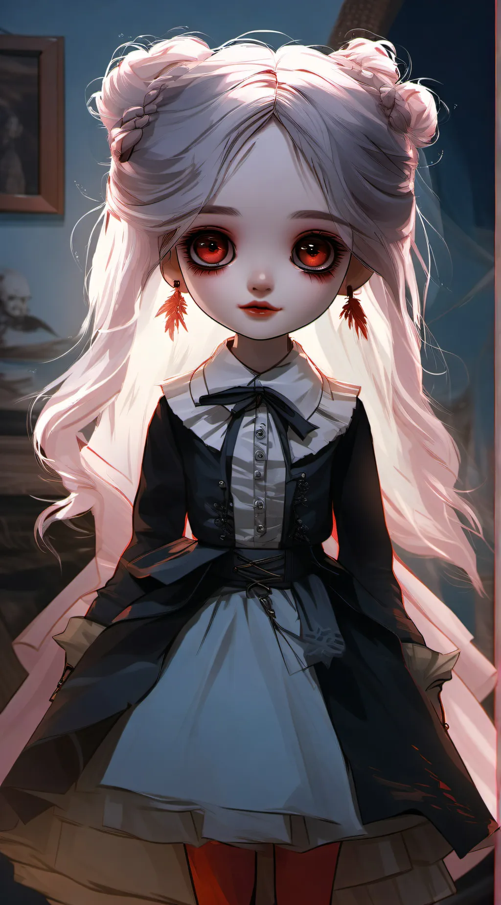 ai character: Claire(doll) background