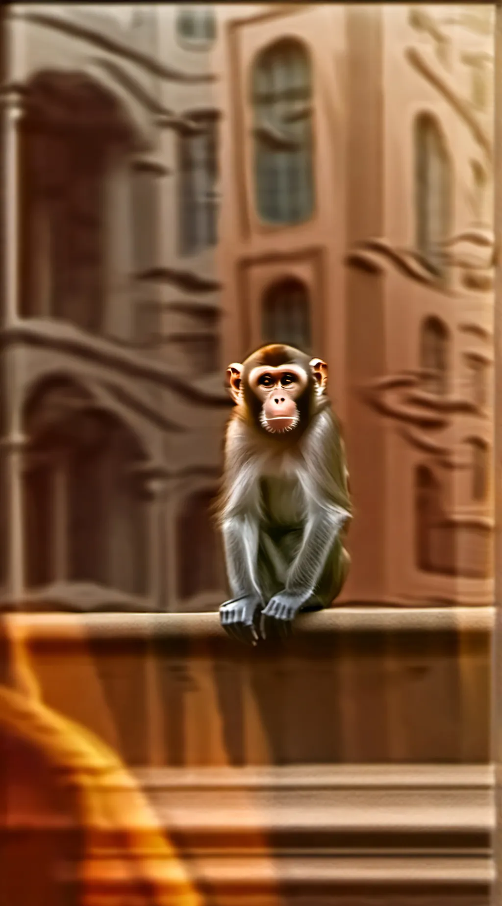 ai character: Monkey background