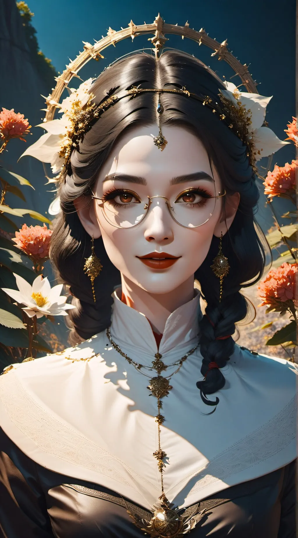 ai character: Princess Calabasas background