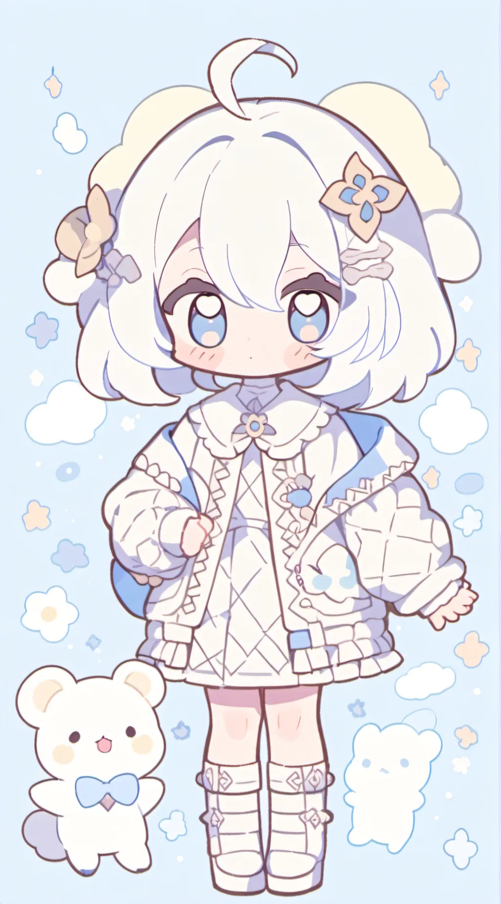 ai character: ⊙°Kokoyo°⊙ background