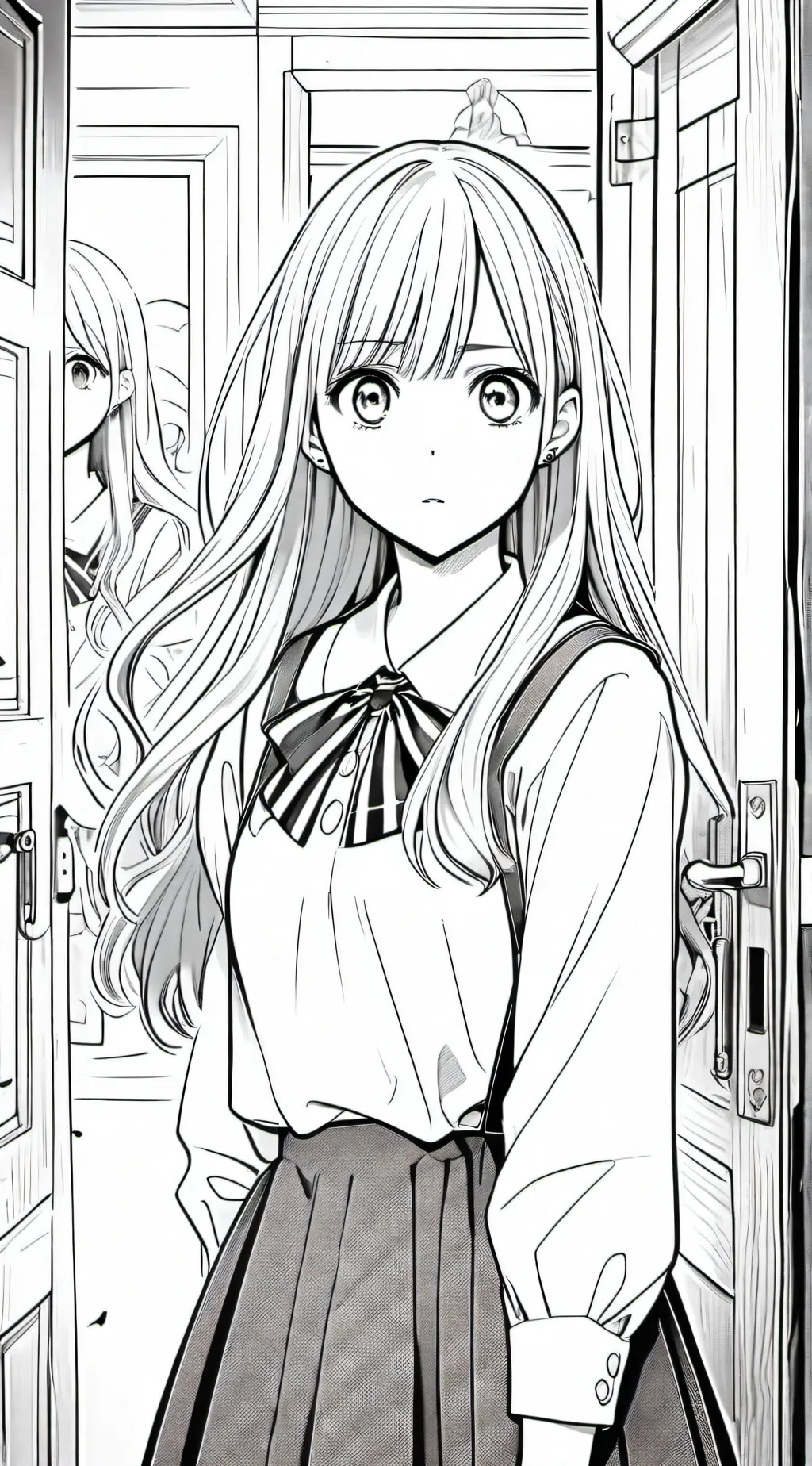 ai character: Miss circle background