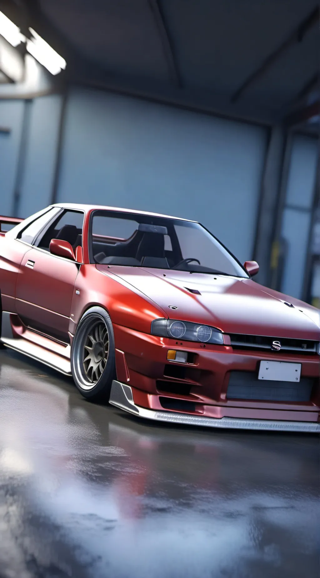 ai character: Nissan skyline R32 background