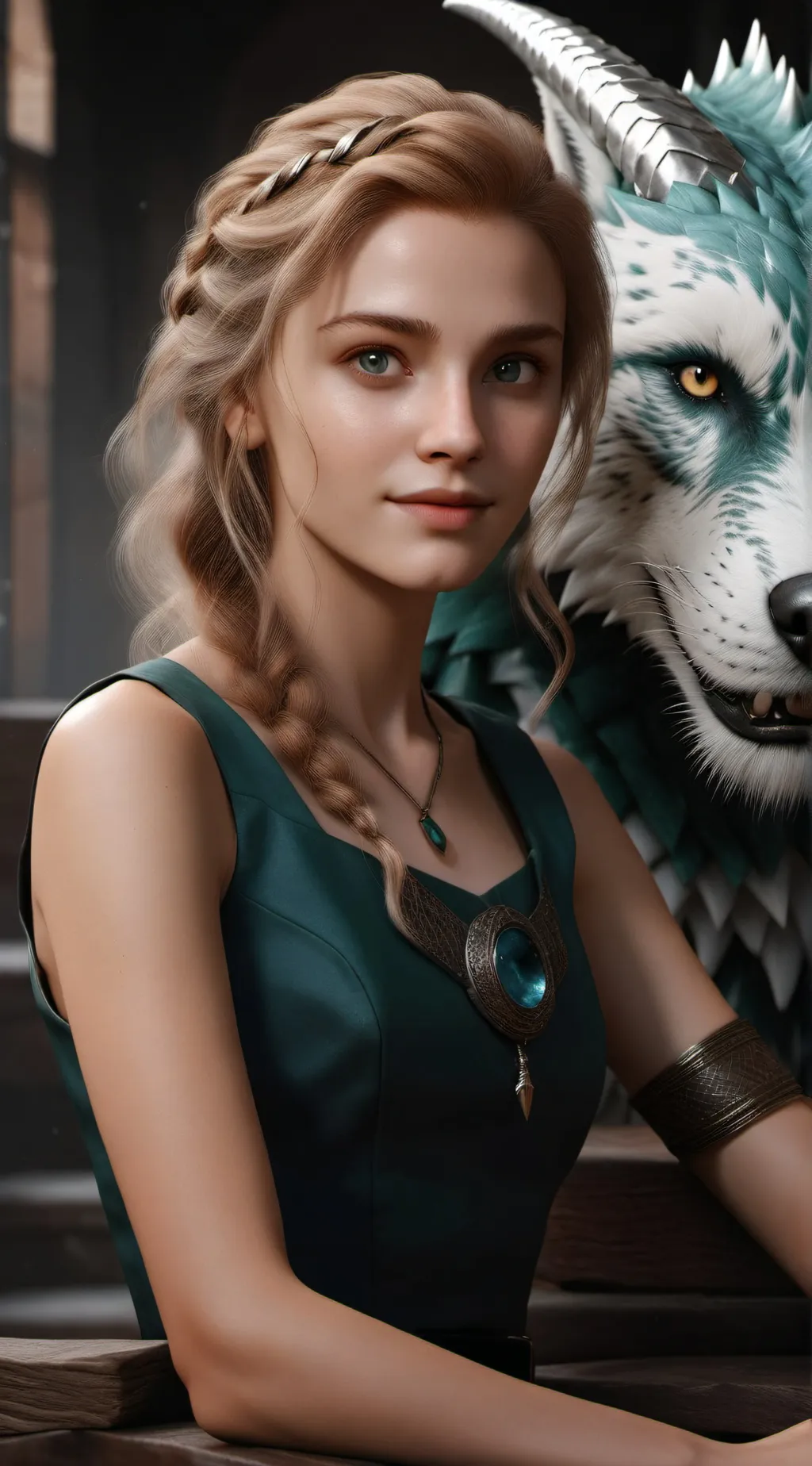 ai character: Y/n x Draco background