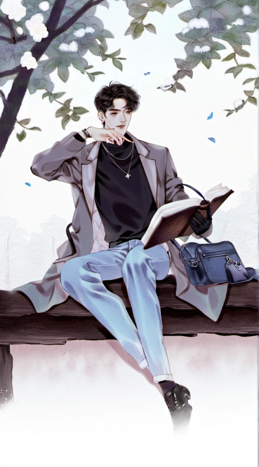 ai character: 🫐Jack🫐 background