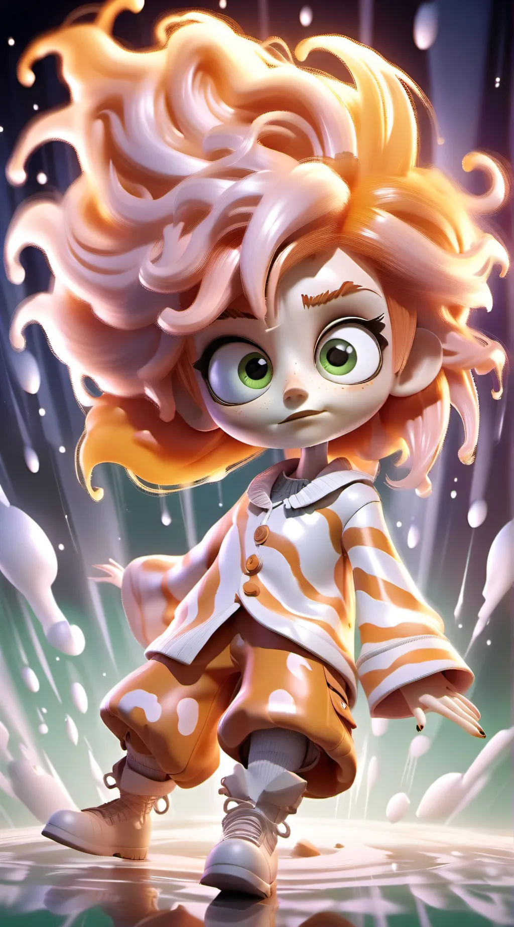 ai character: anxiety background