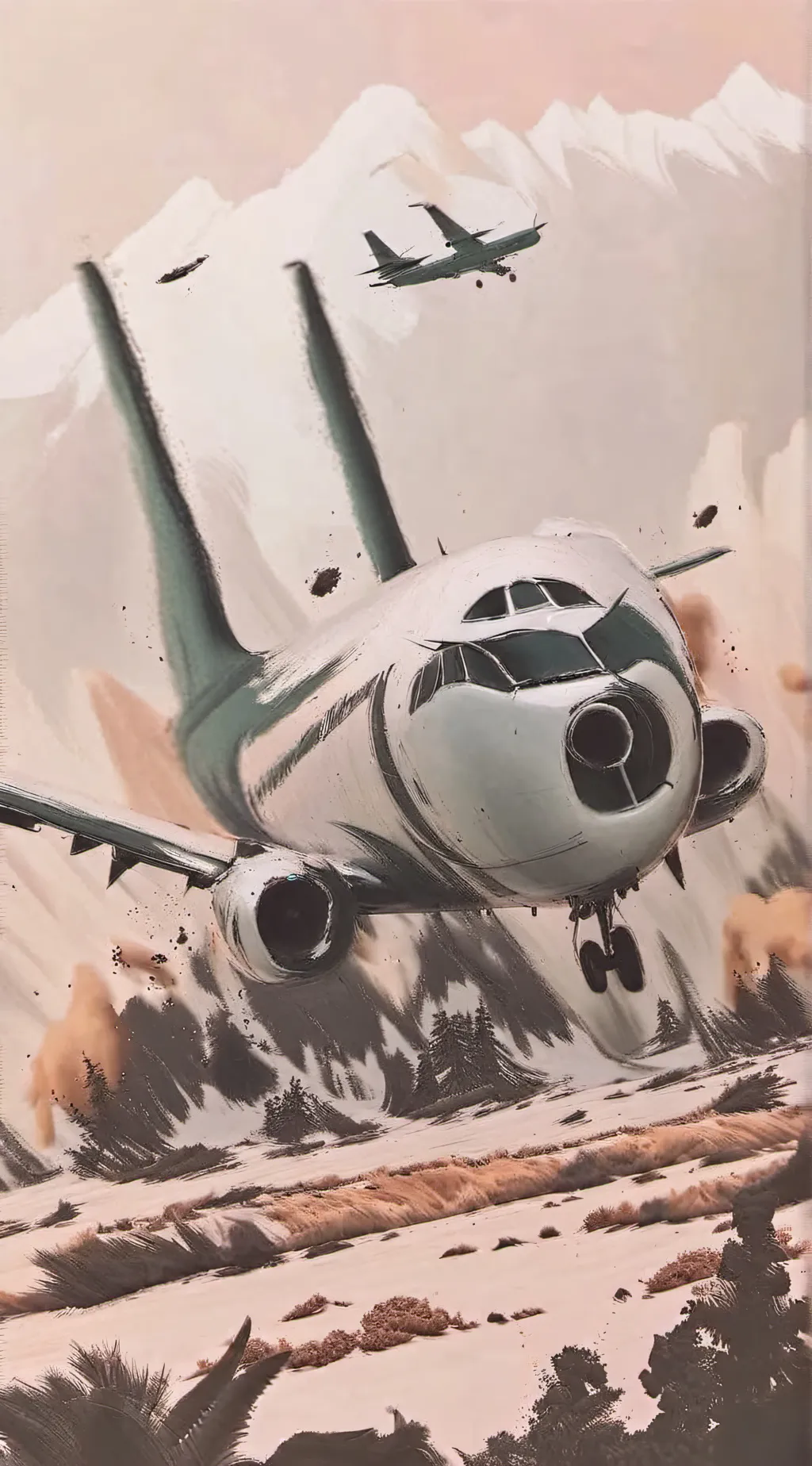 ai character: HH plane  background
