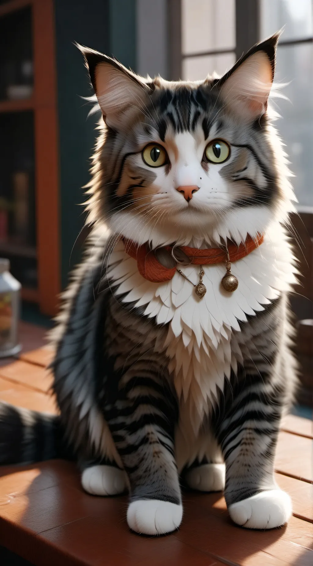 ai character: kitten background