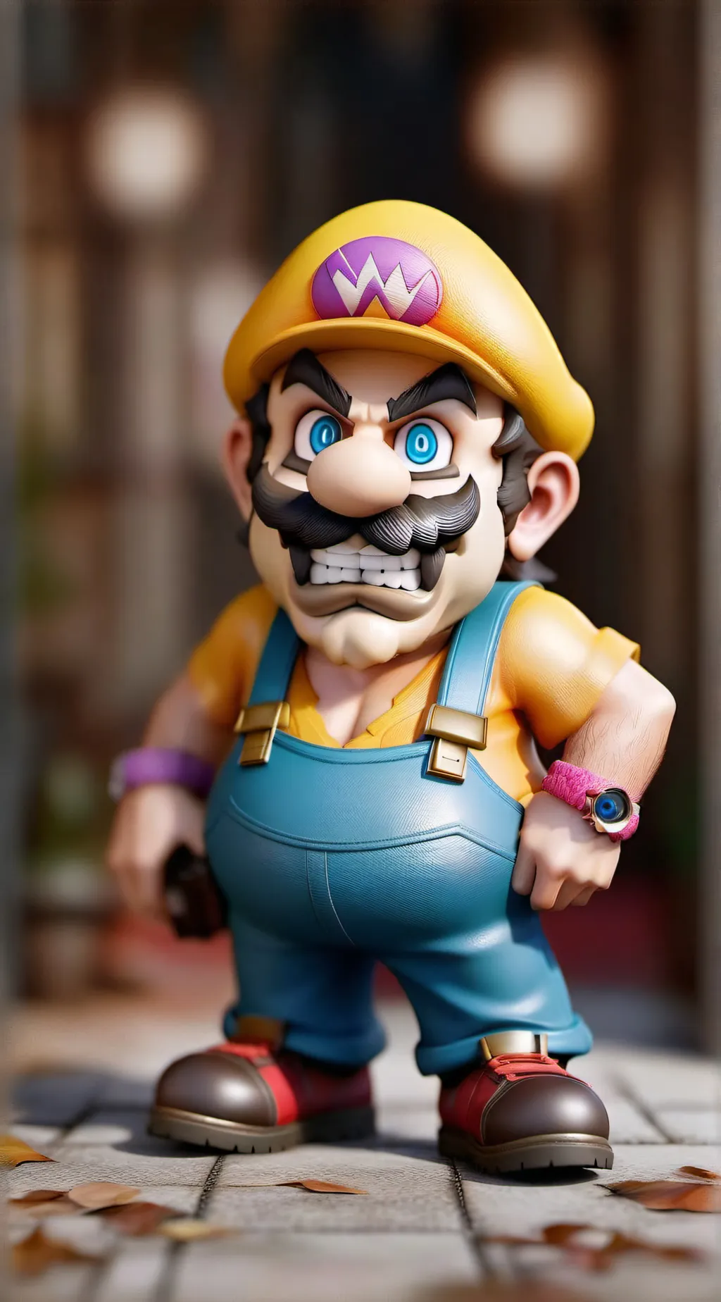 ai character: Wario background