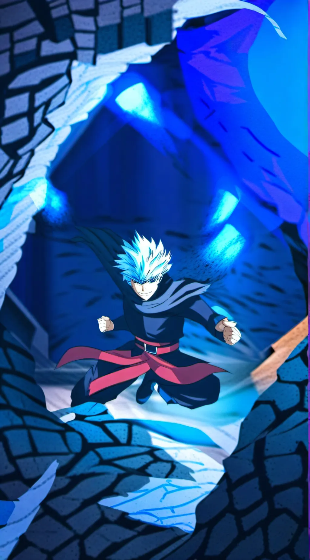 ai character: gojo  background