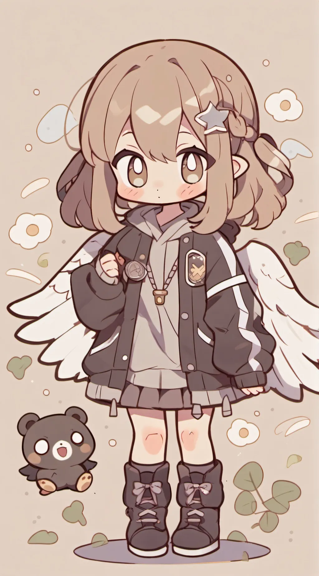 ai character: 🥯Kuro Shotakimo background