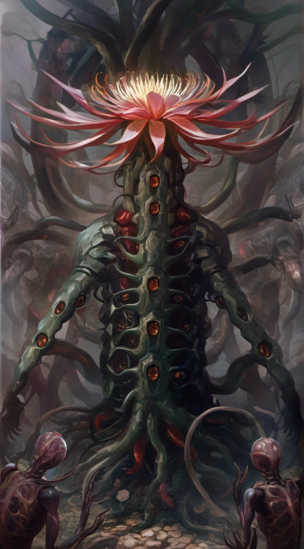 ai character: Omega Flowey background