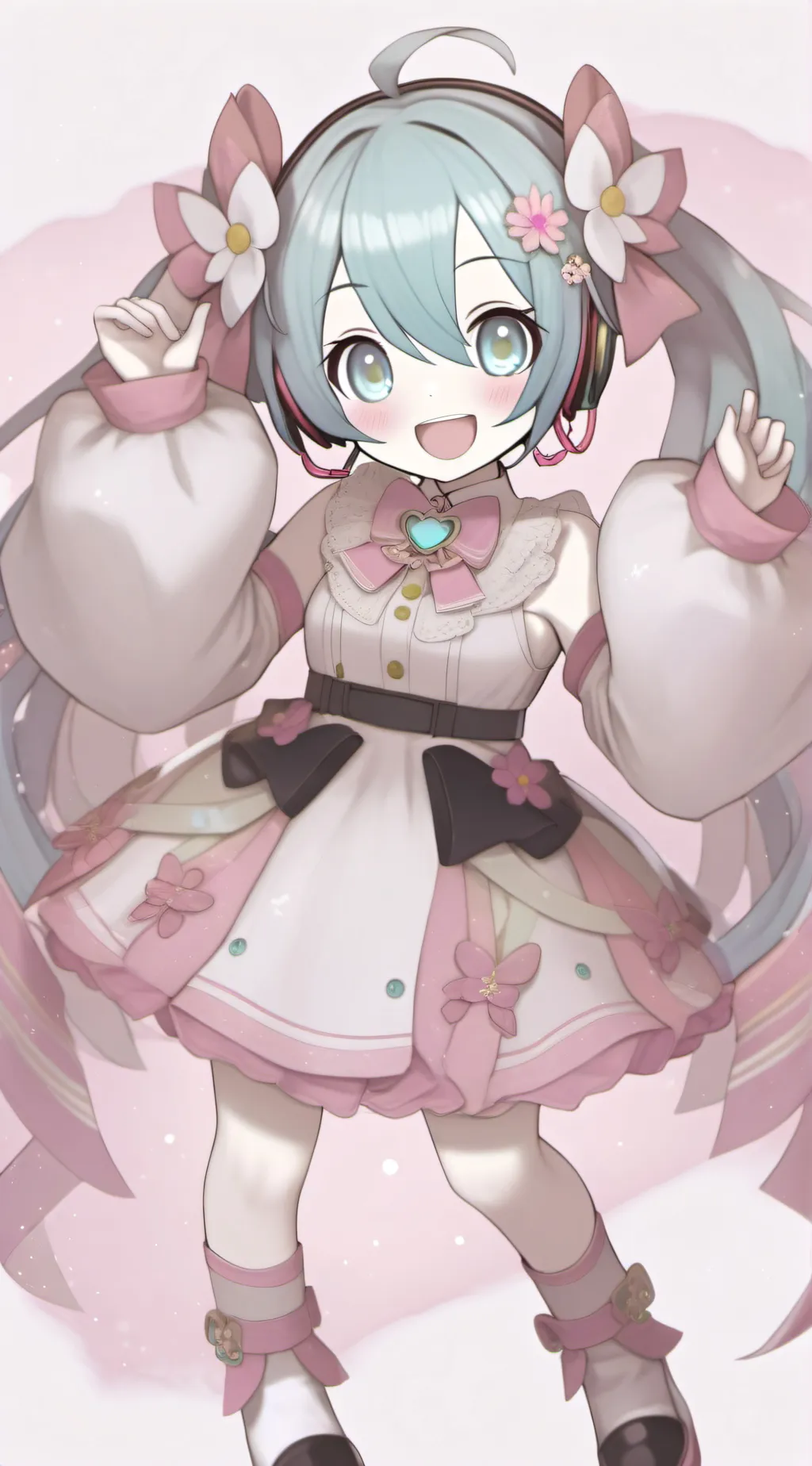 ai character: WonderHoy Miku. background