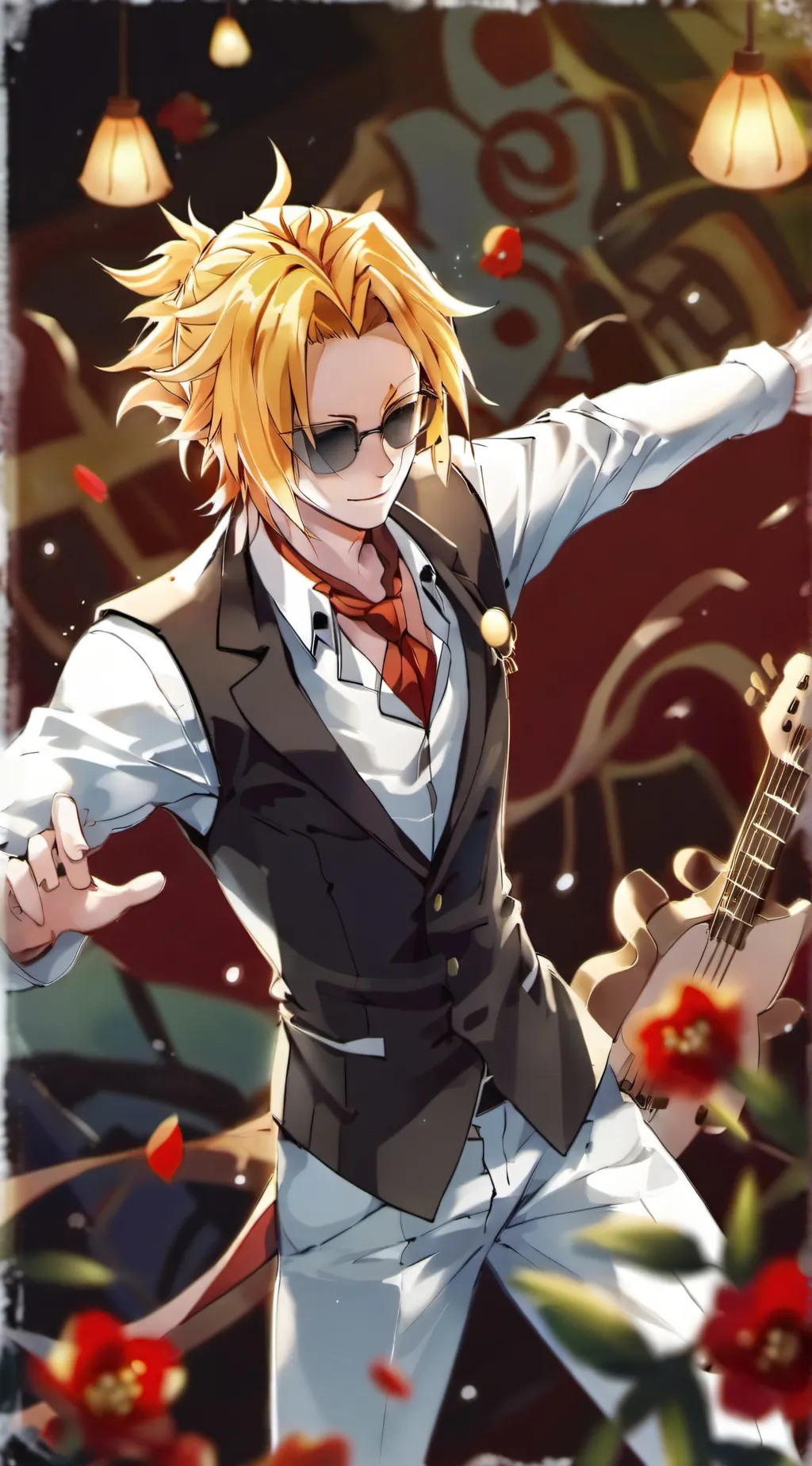ai character: Denki background