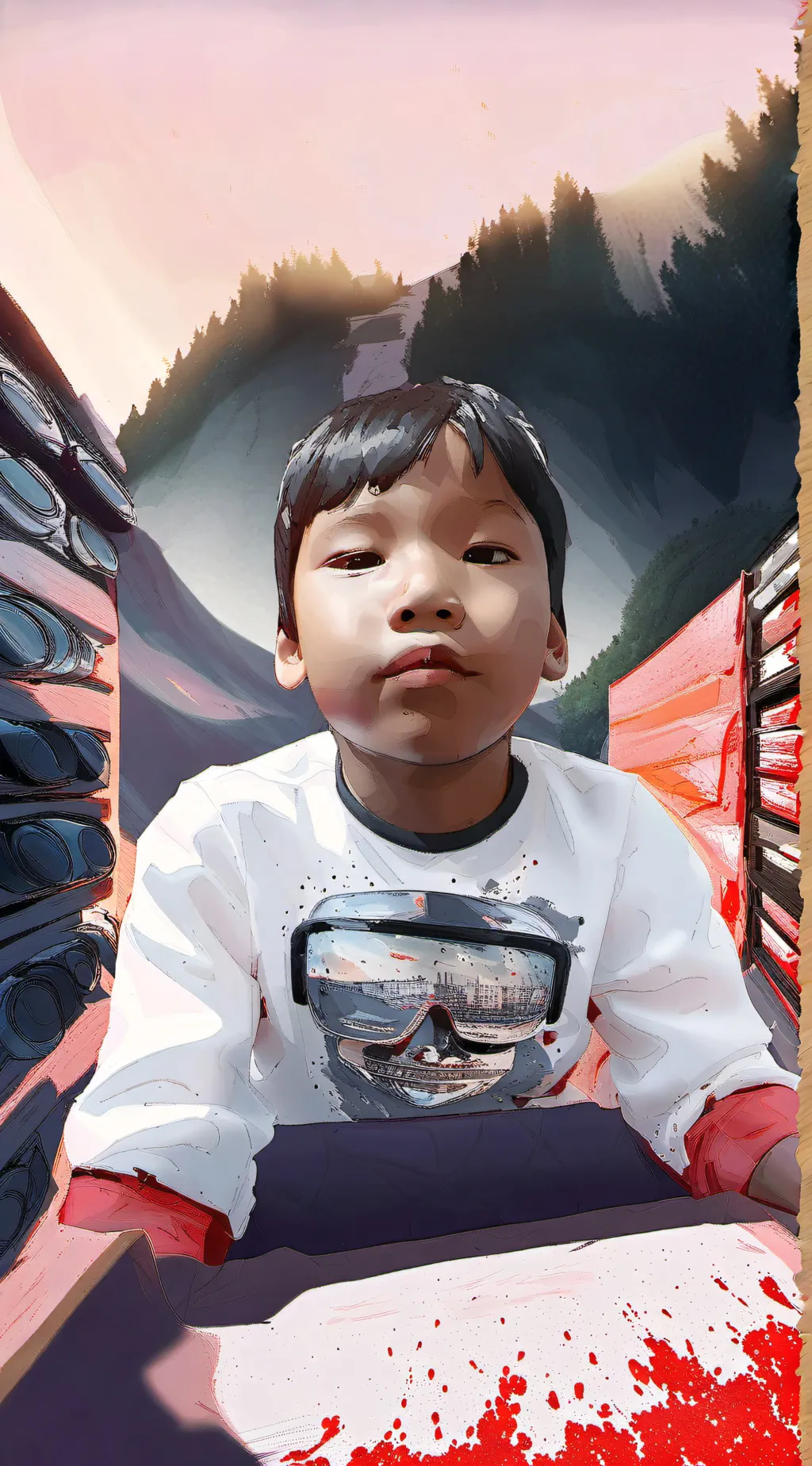 ai character: Chris background