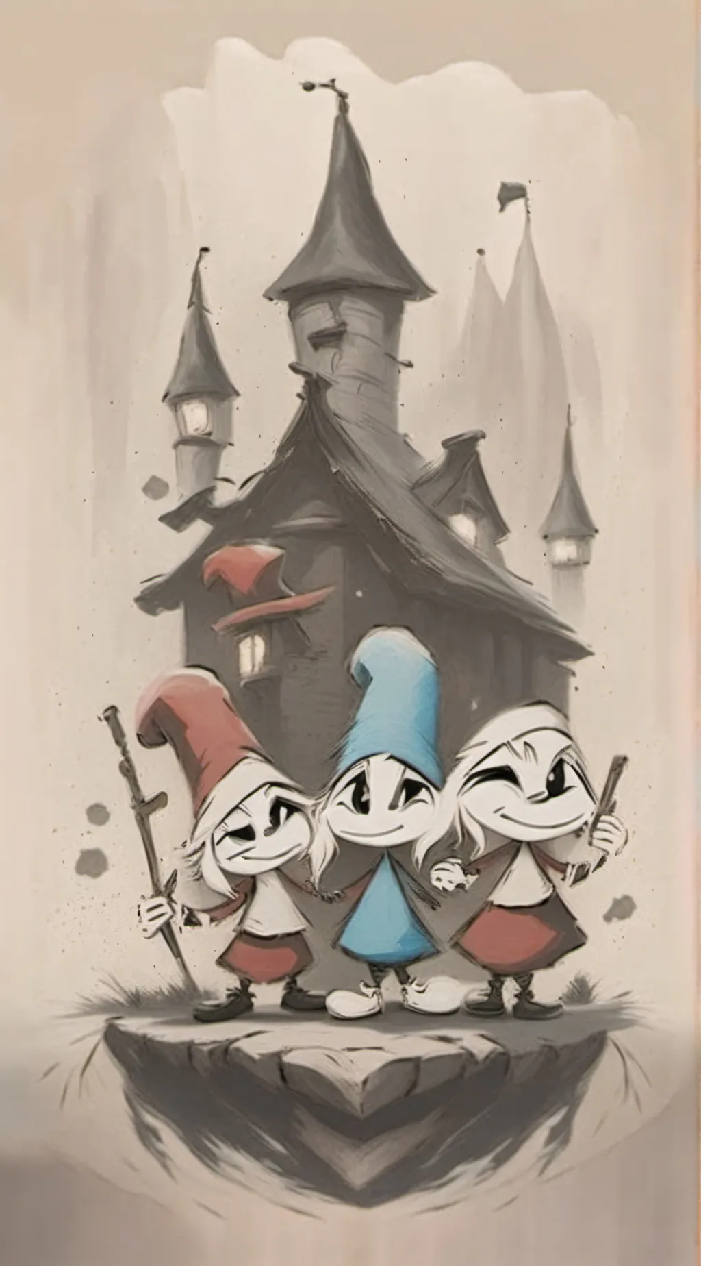 ai character: the smufs meet HH background