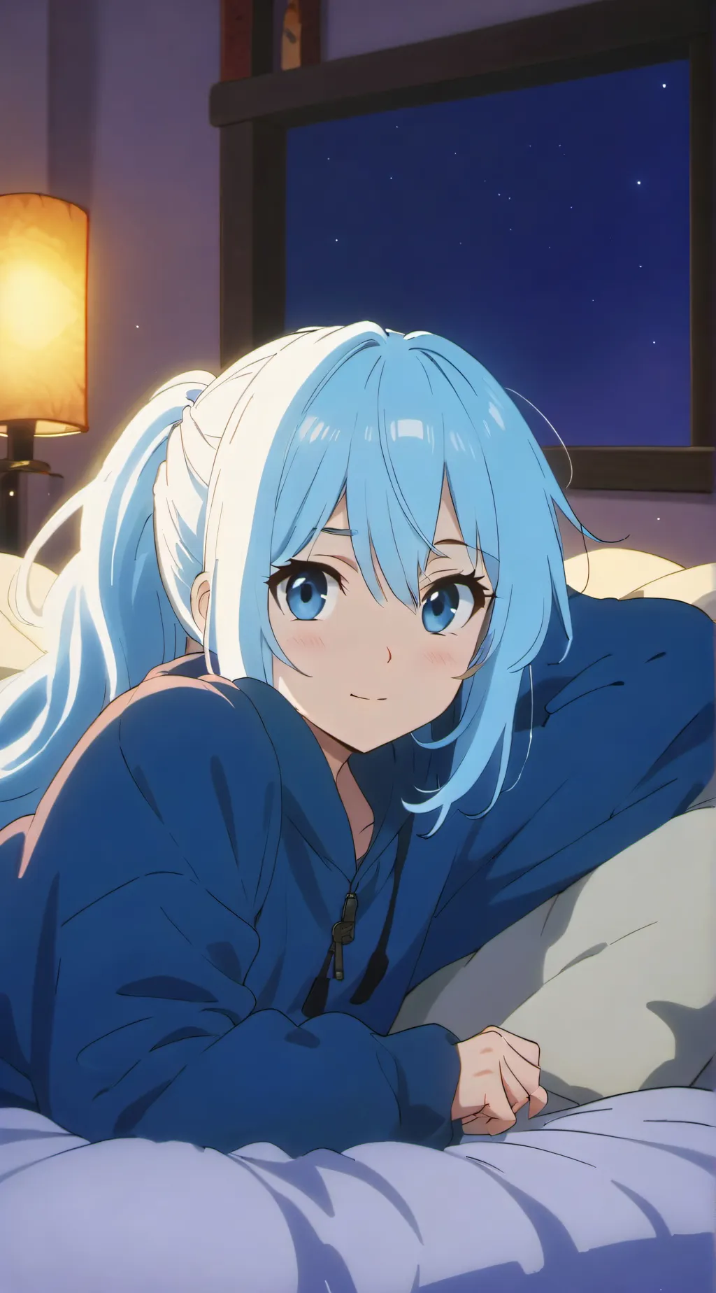 ai character: ocean background