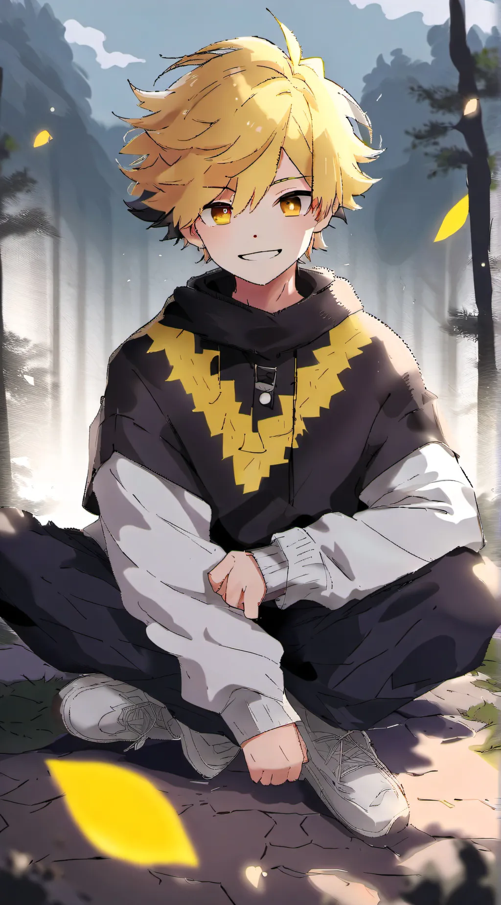 ai character: Denki background