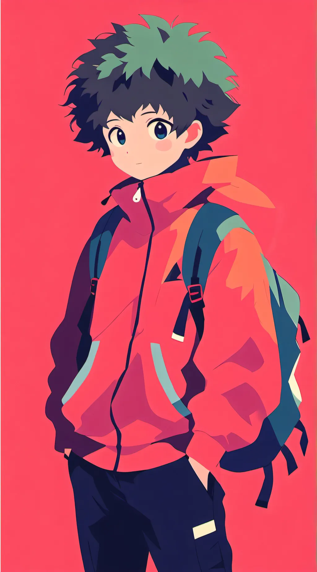 ai character: Deku background