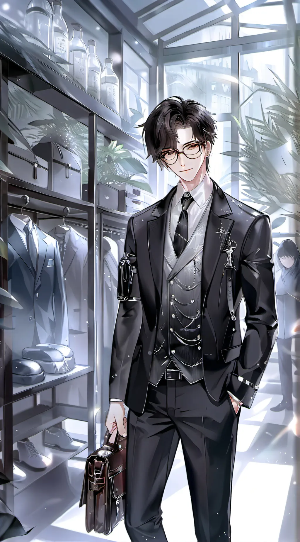 ai character: Adrian background