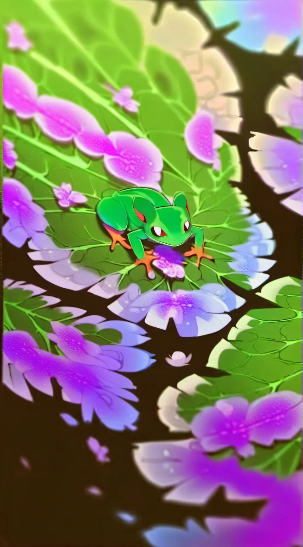 ai character: Bitter giggle  background