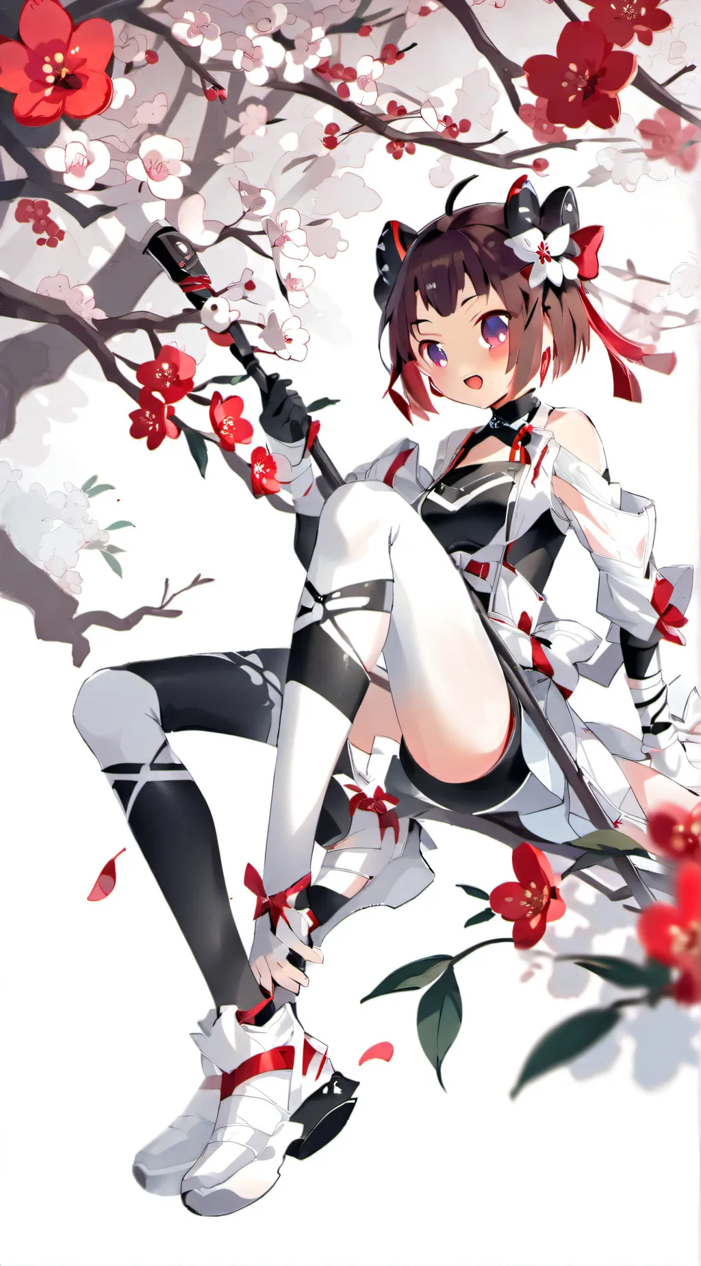 ai character: Suzume background