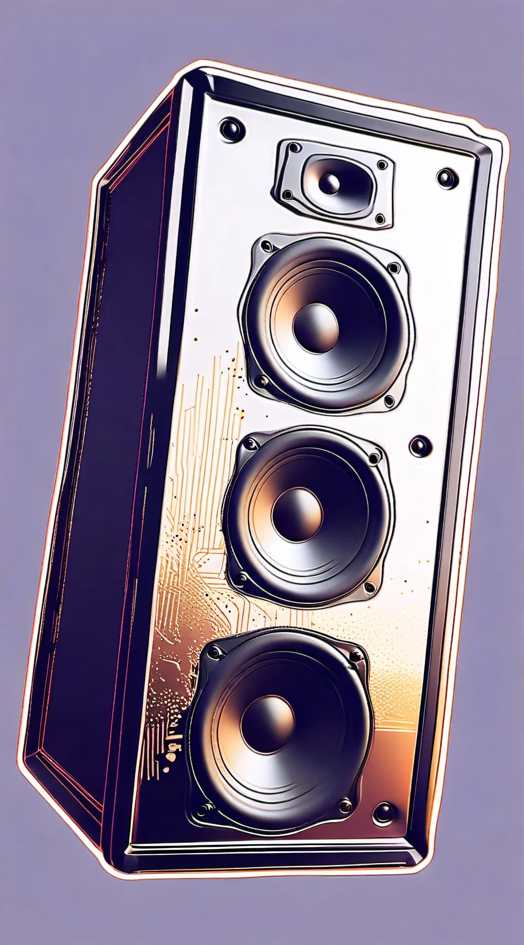 ai character: speakerman  background