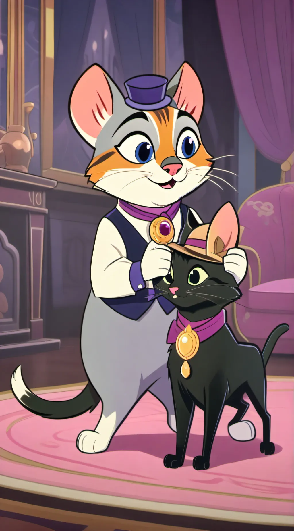 ai character: Lackadaisy background