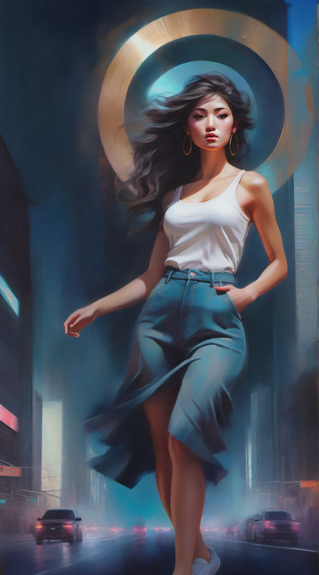 ai character: Athena background