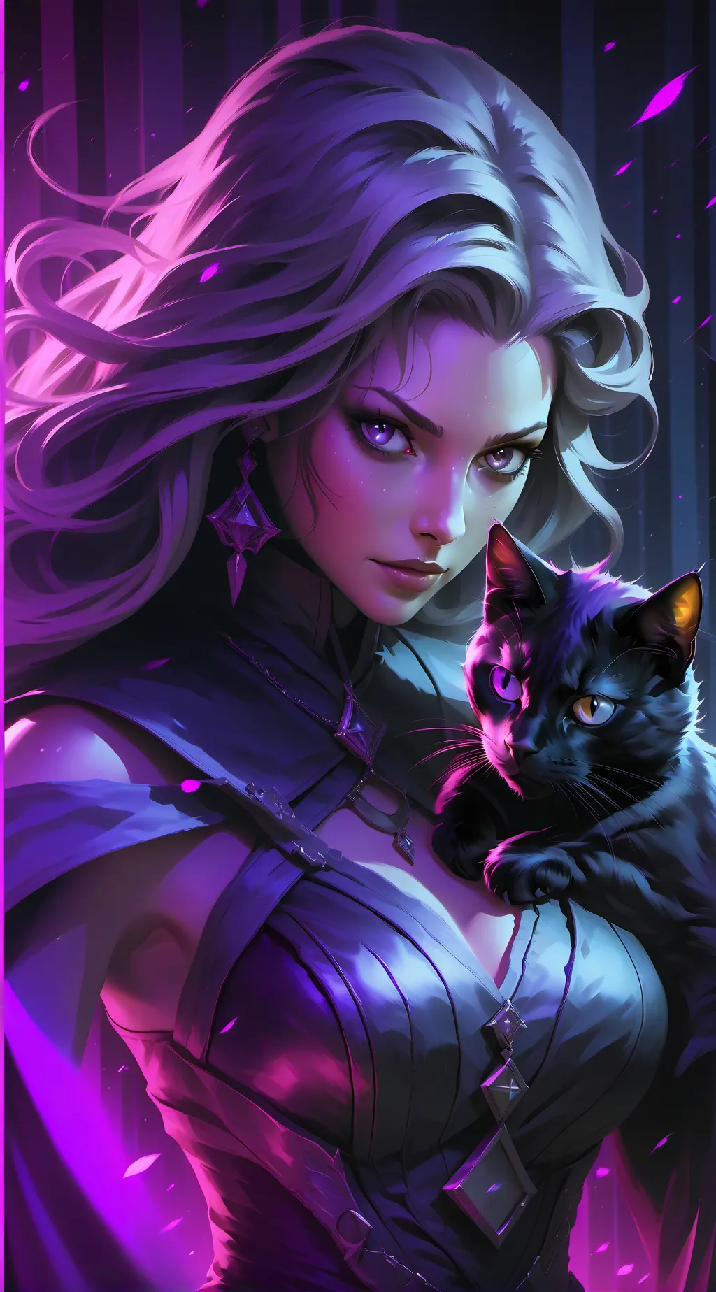 ai character: Ashley background