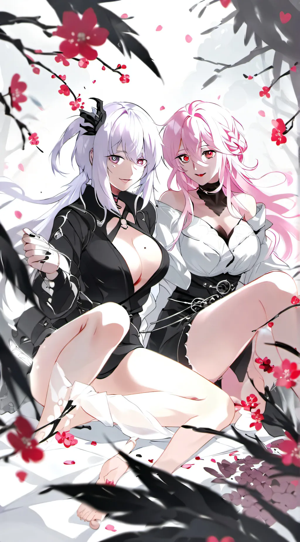 ai character: Female gojo&sukuna background