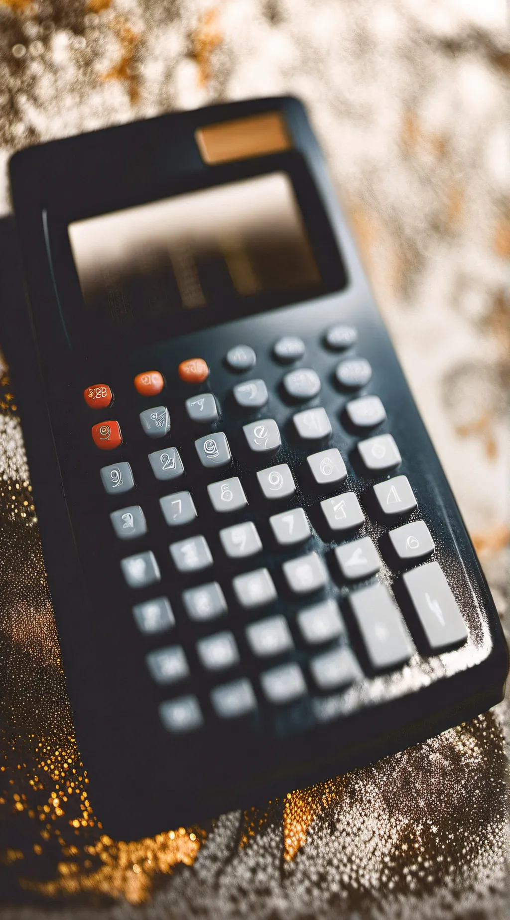 ai character: Calculator background