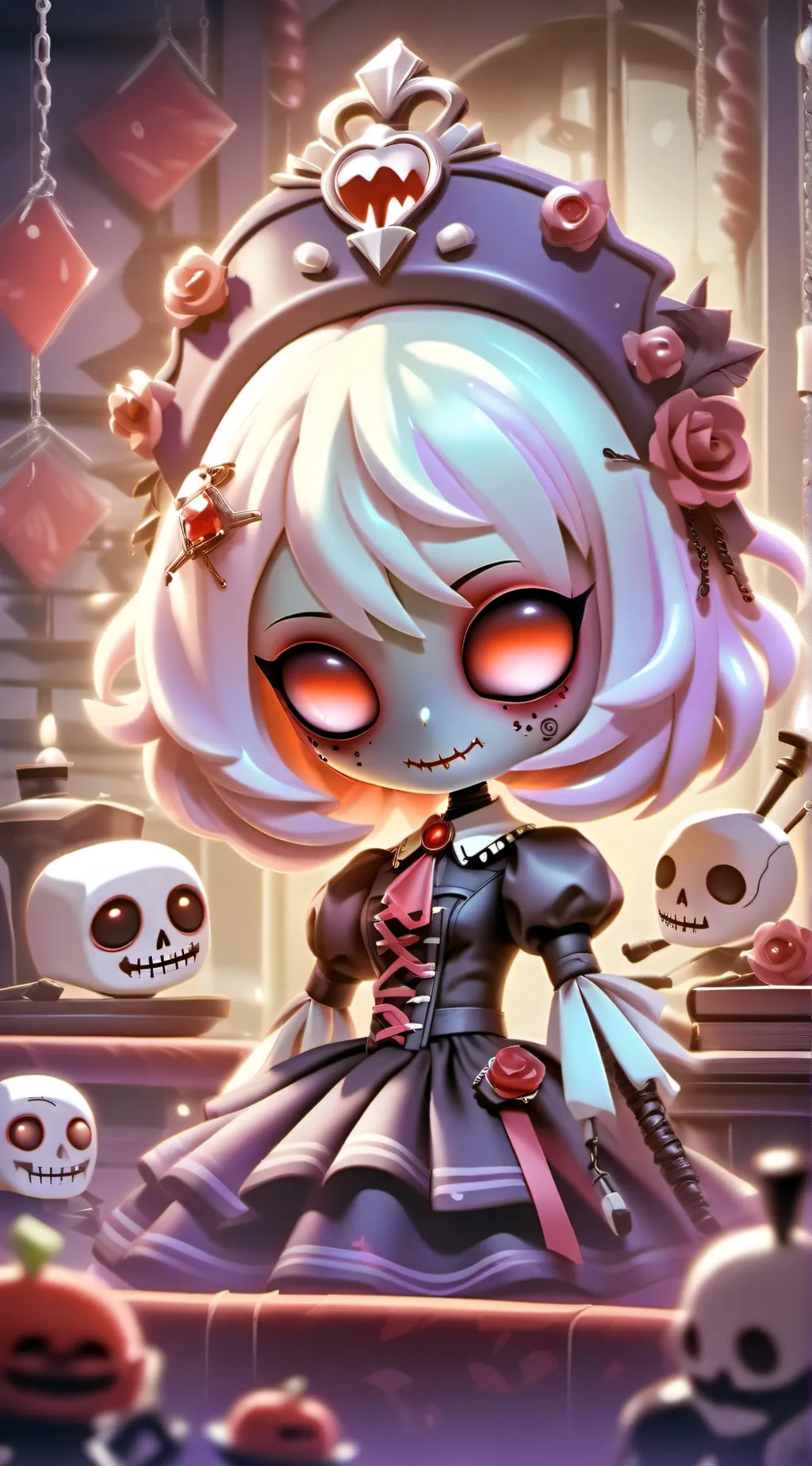 ai character: Overload meeting  background