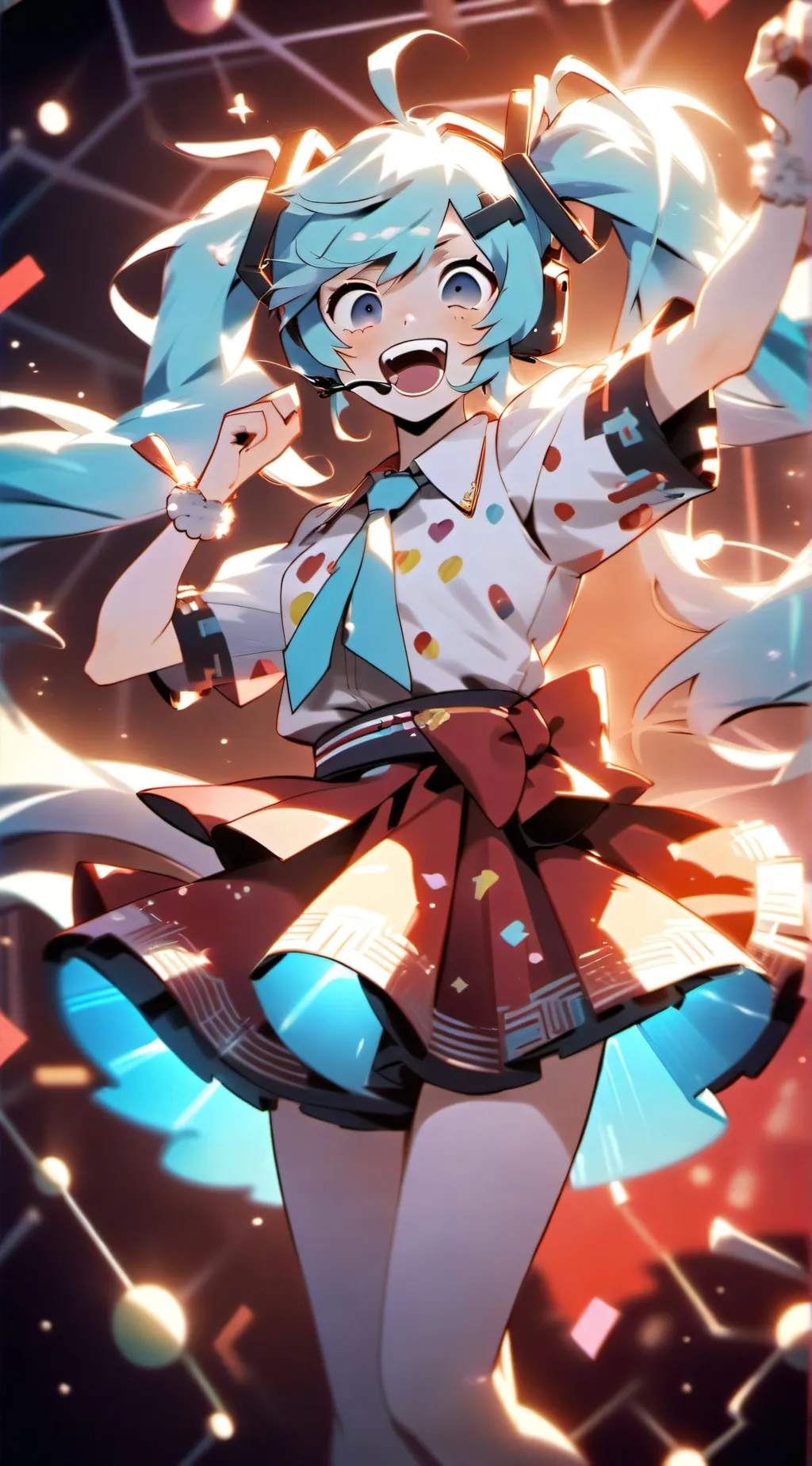 ai character: Hatsune Miku background