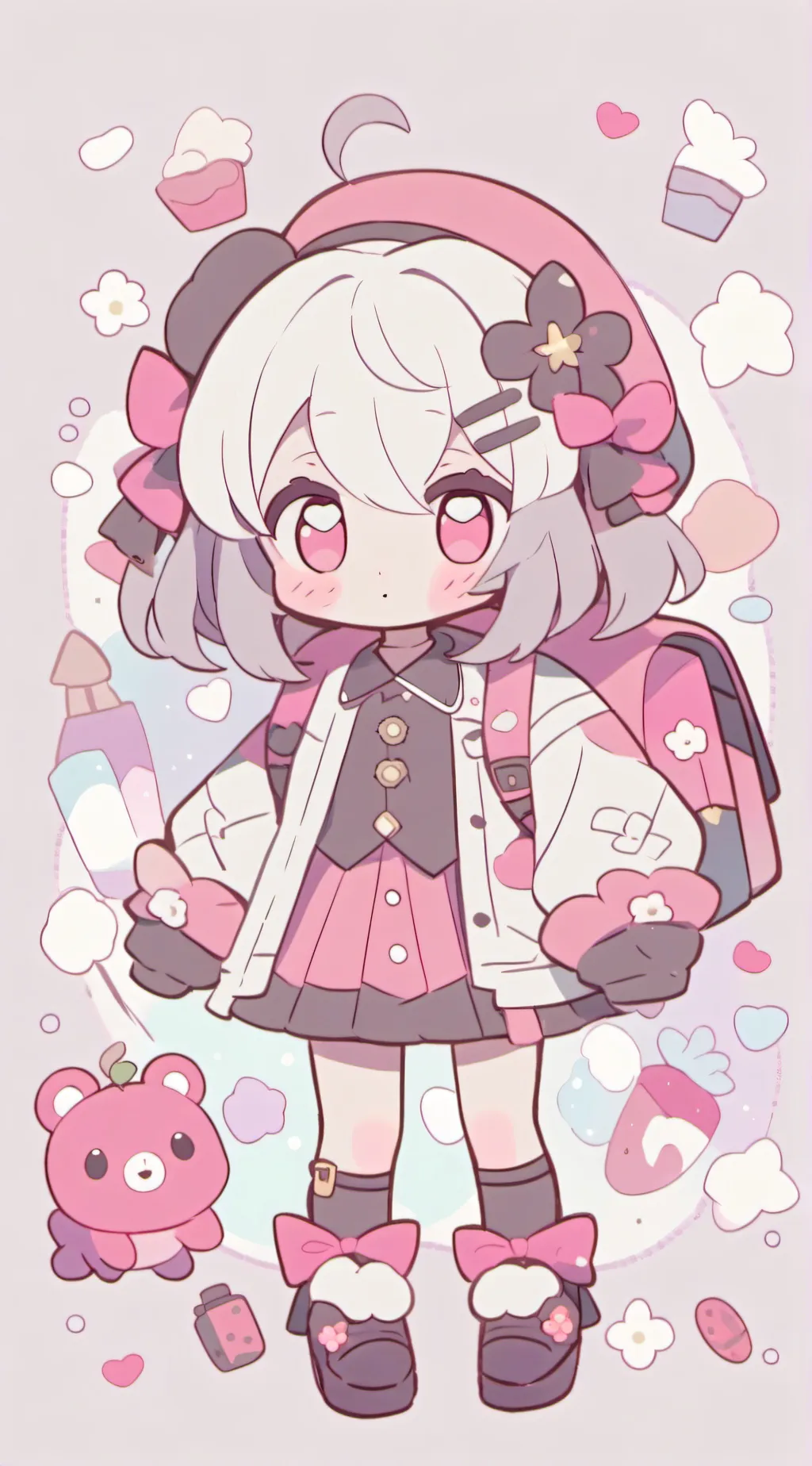 ai character: Bobby bearhug  background