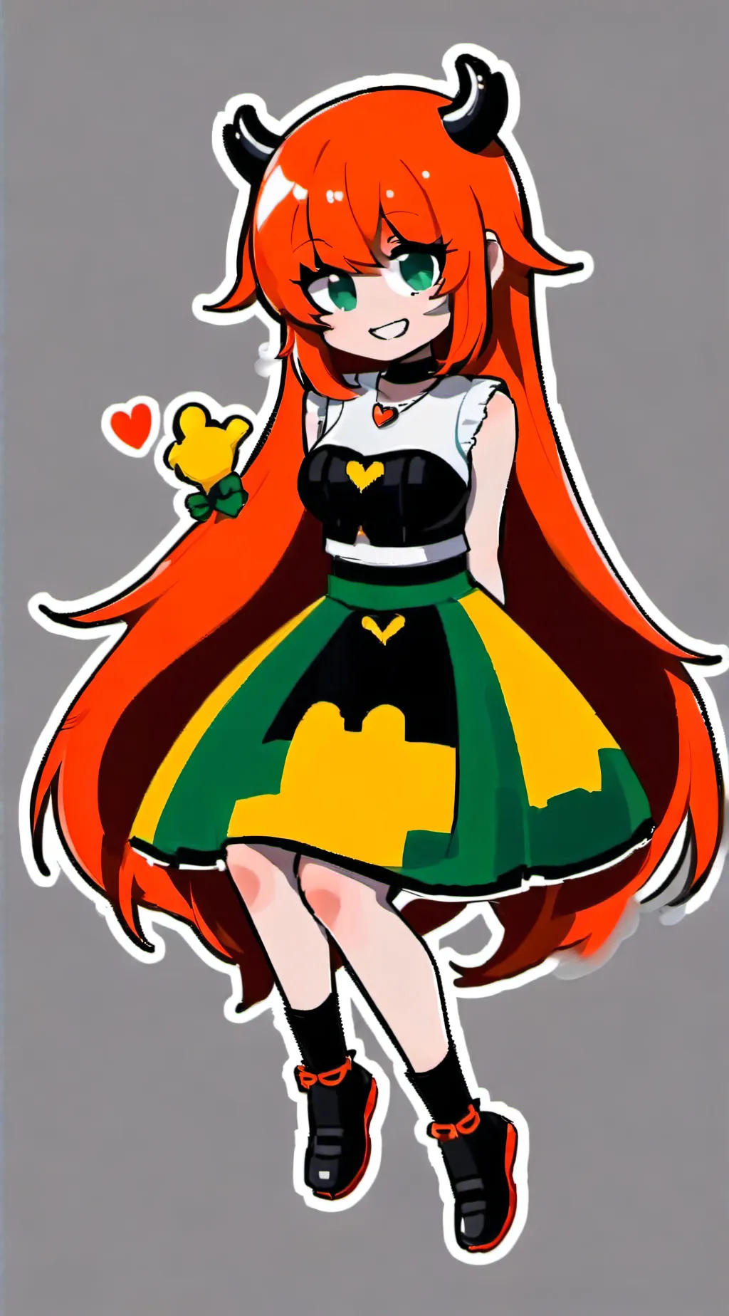 ai character: Girlfriend fnf background