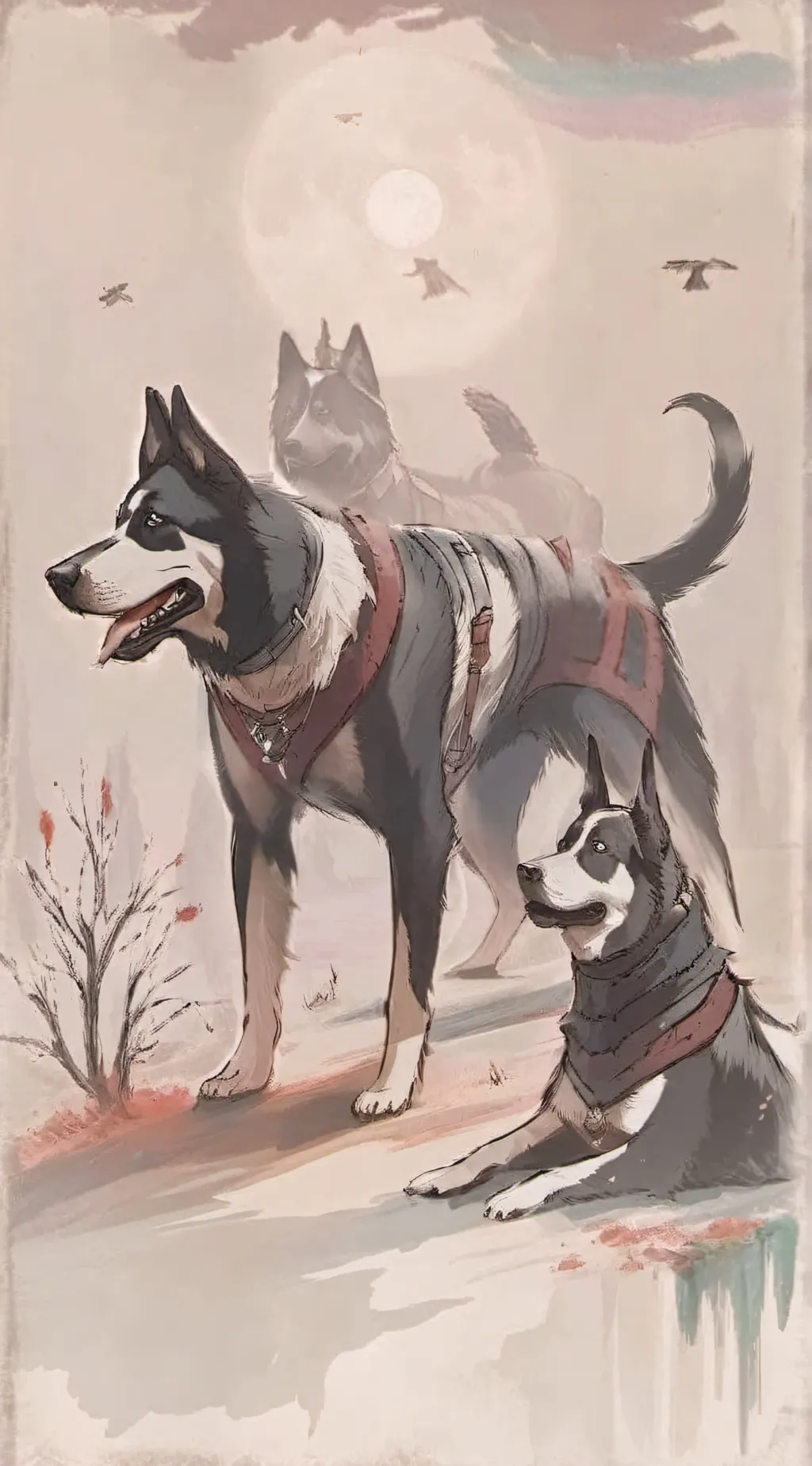 ai character: New Life background