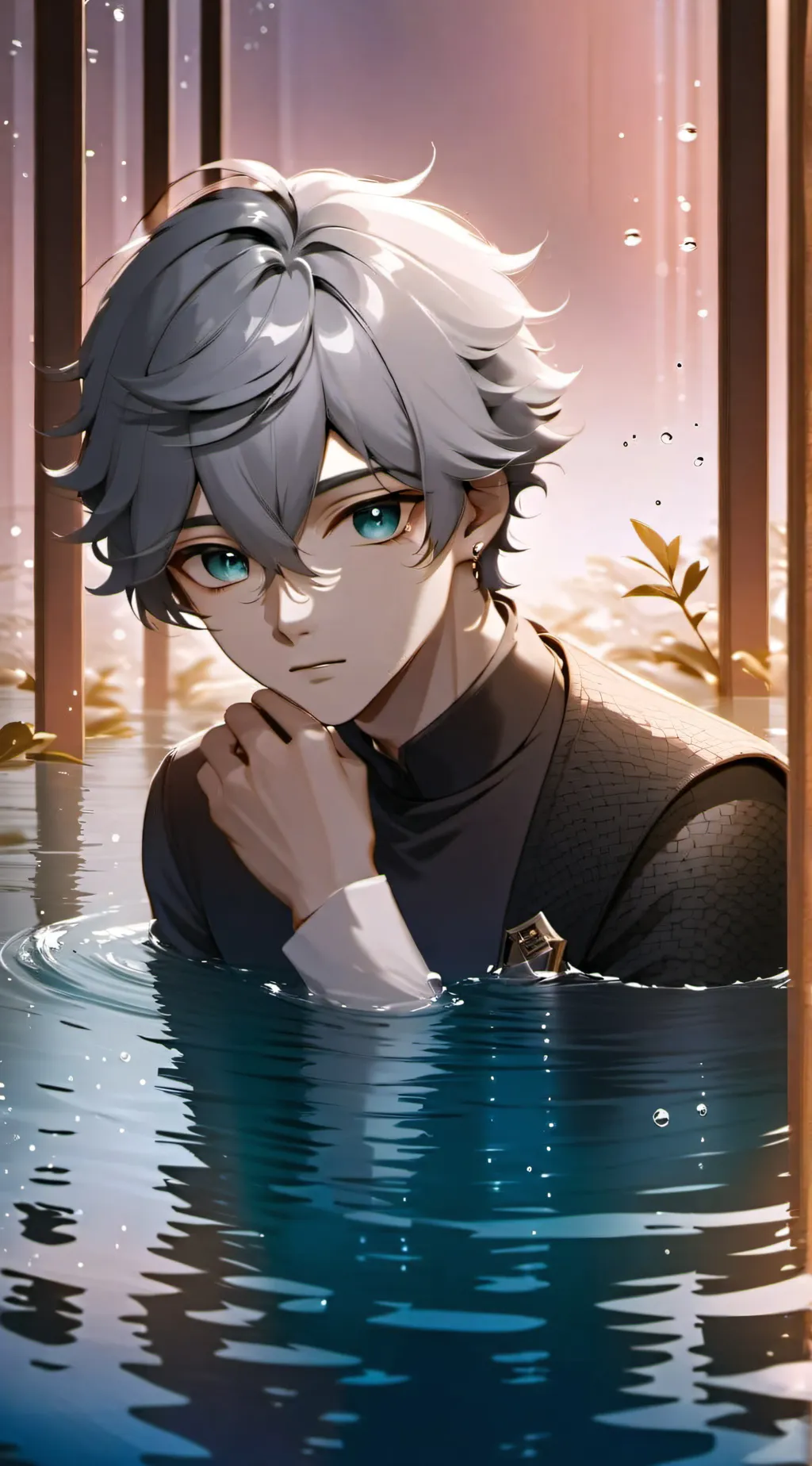 ai character: Aquarius background