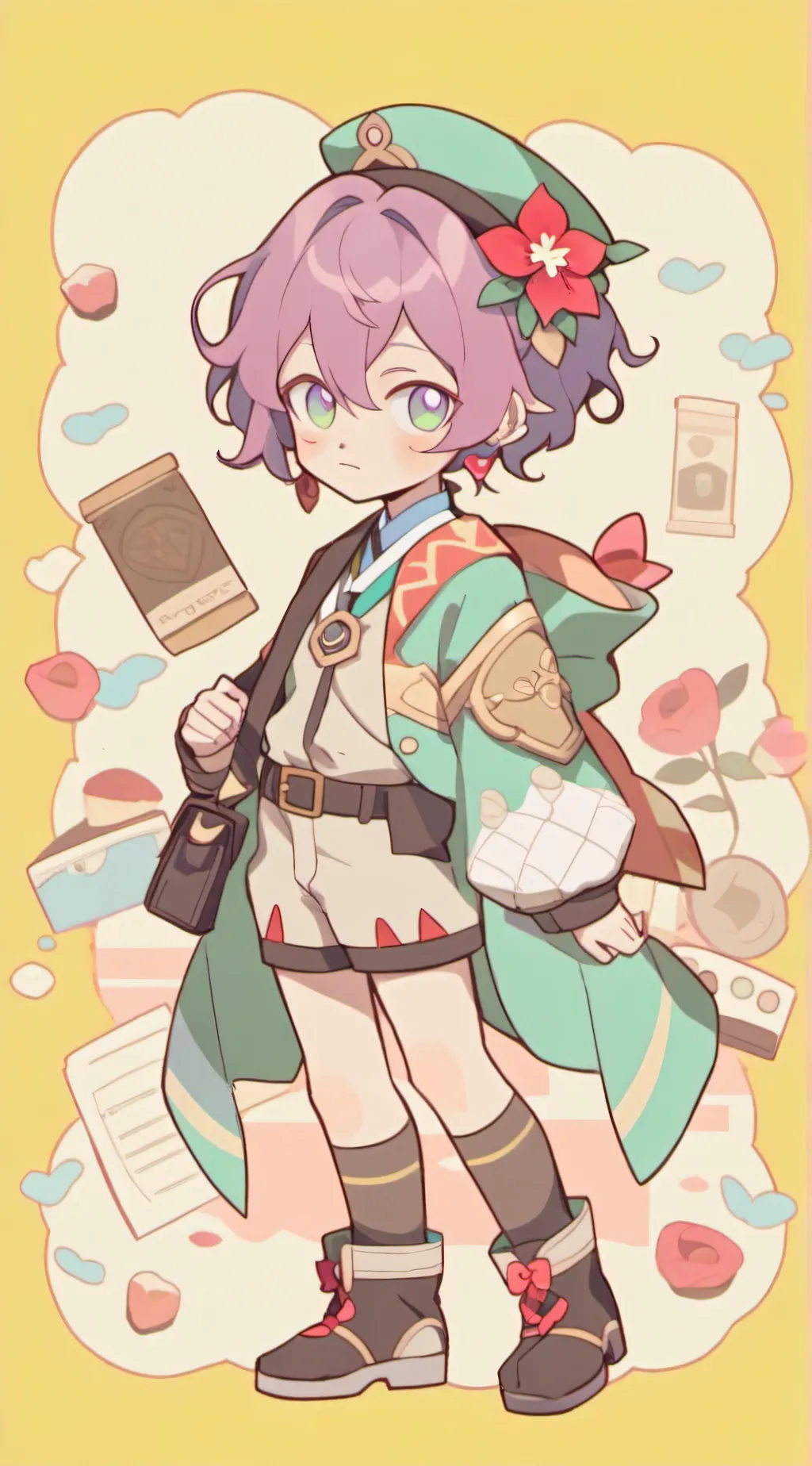 ai character: 🥳❤MHA trip❤🥳 background