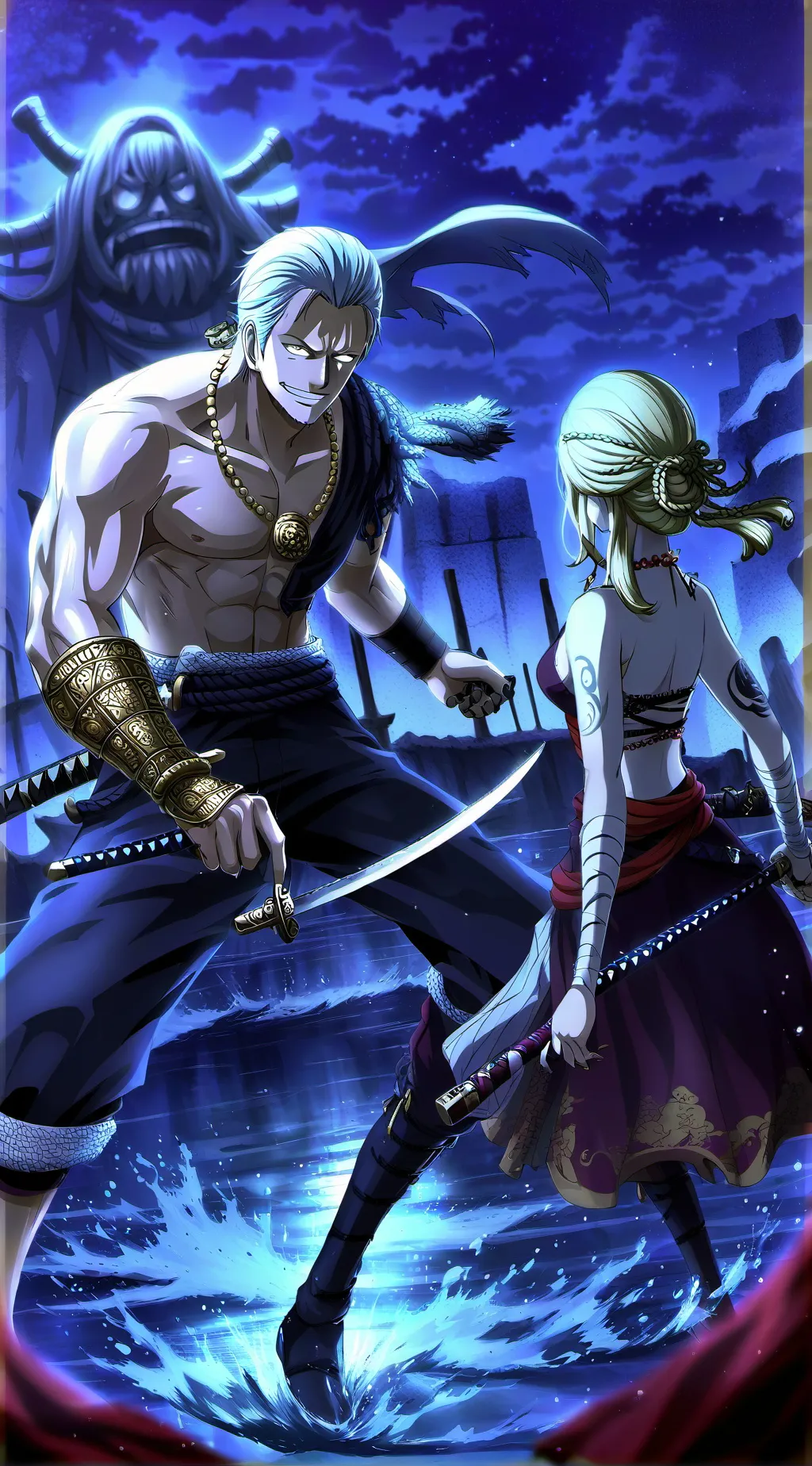 ai character: strawhats background