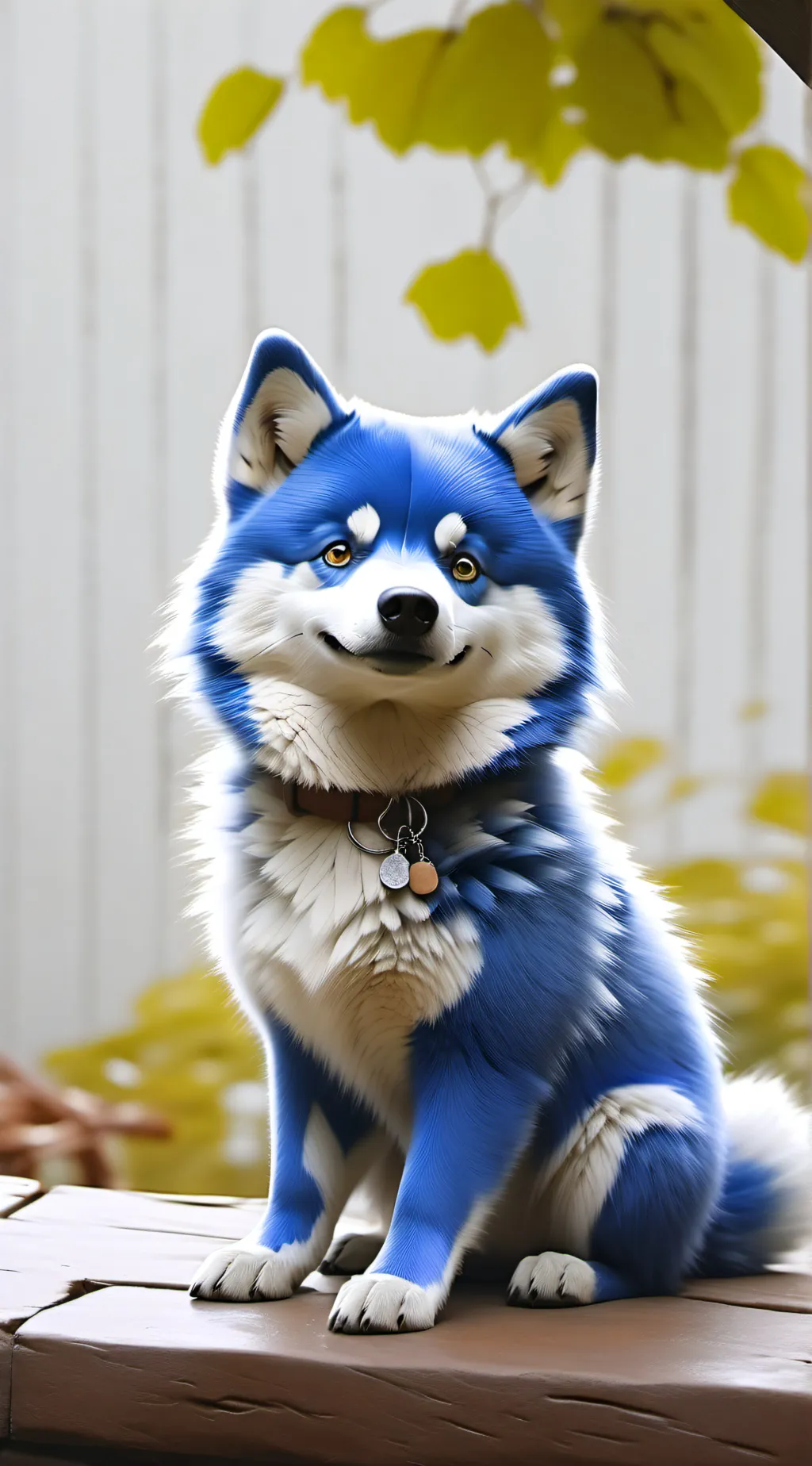 ai character: Bluey background