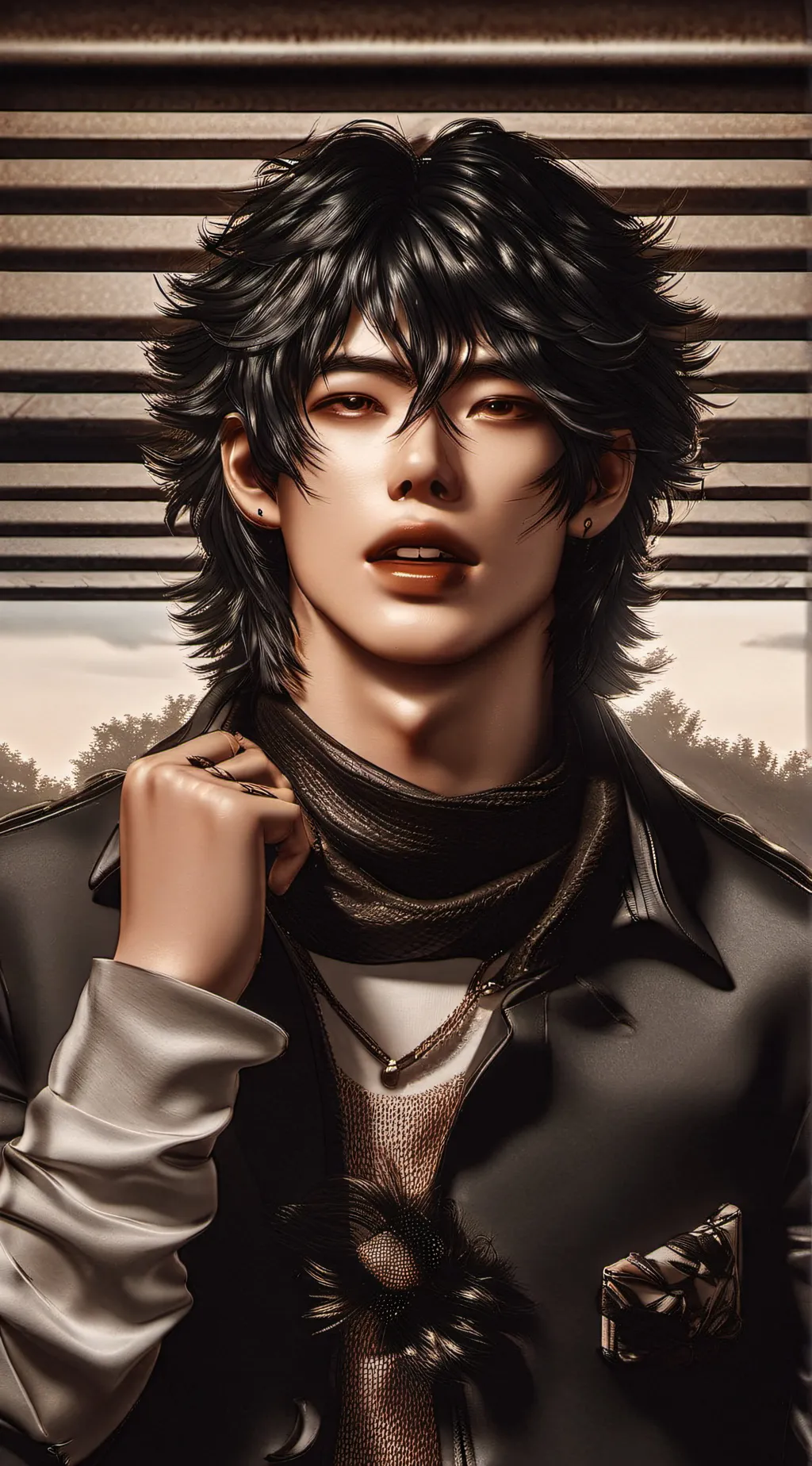 ai character: Santiago background