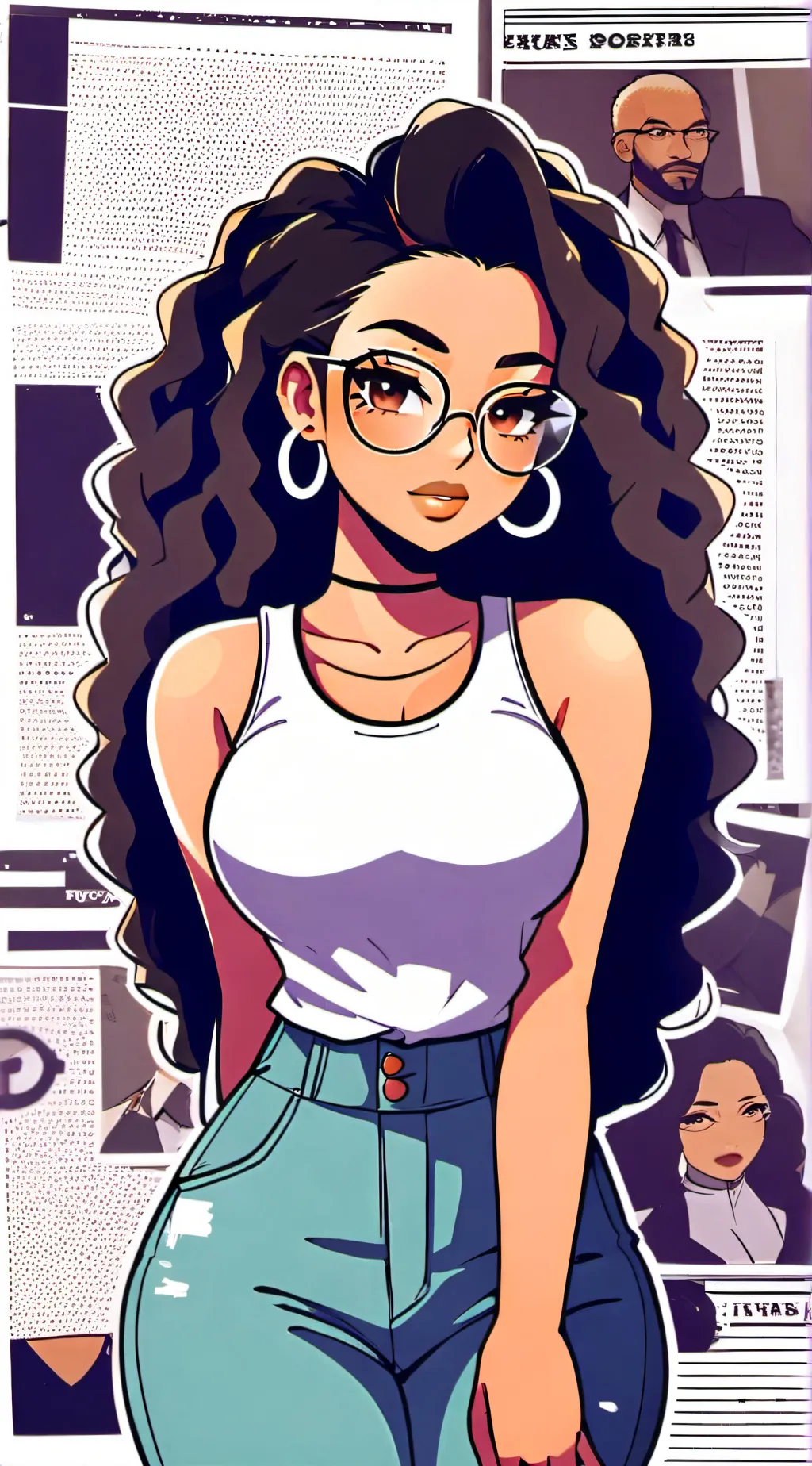 ai character: Natasha  background