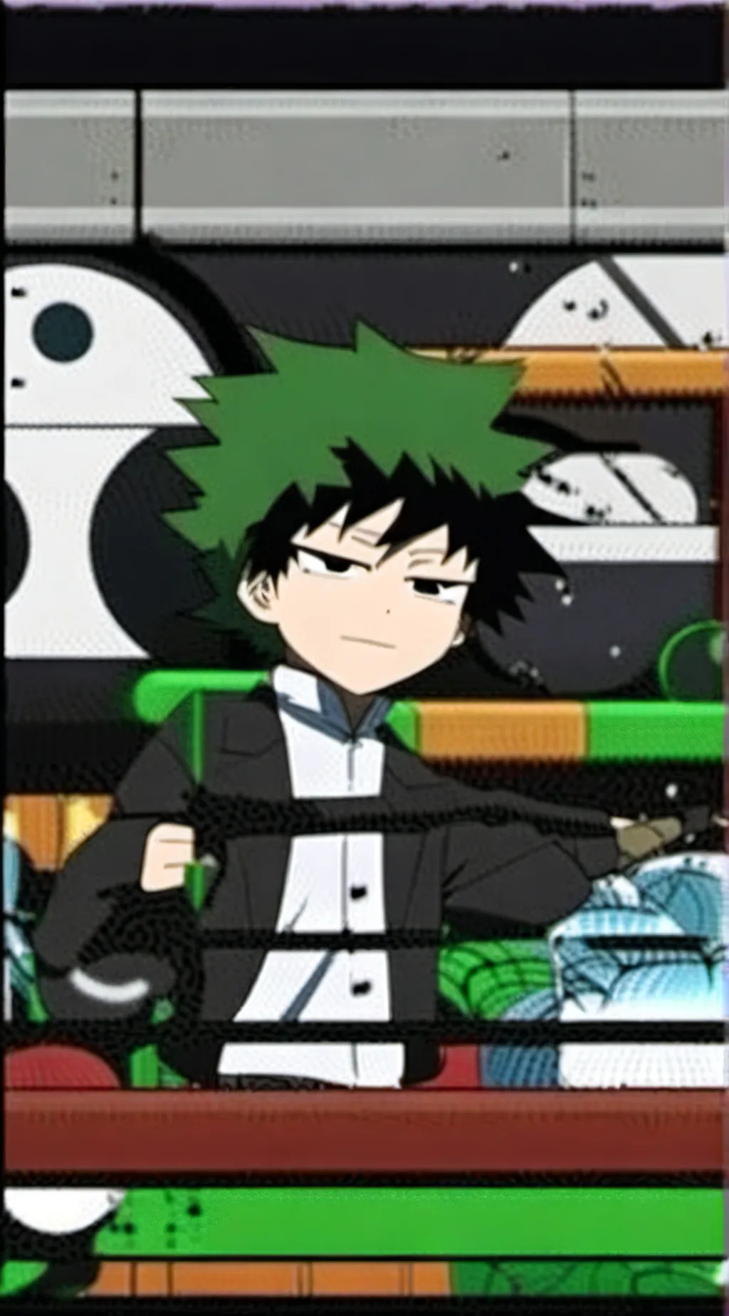 ai character: Deku background