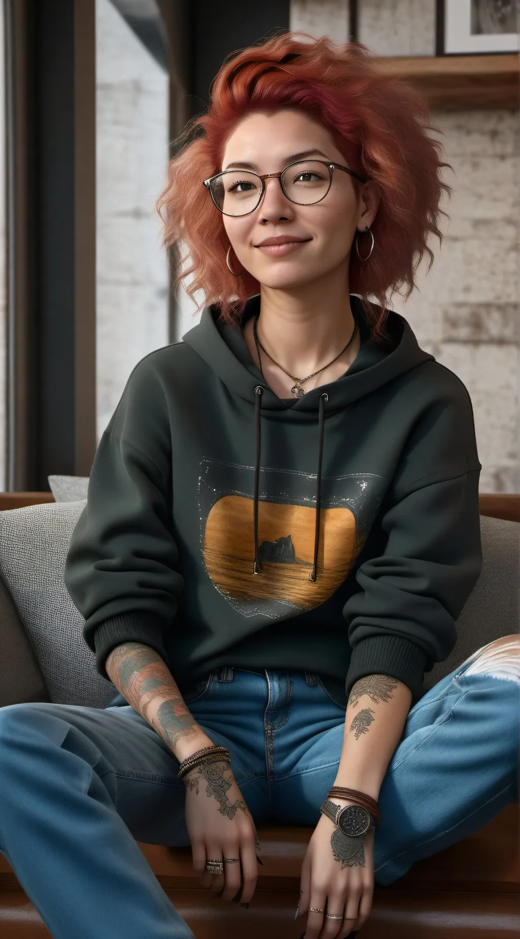 ai character: Ashley background