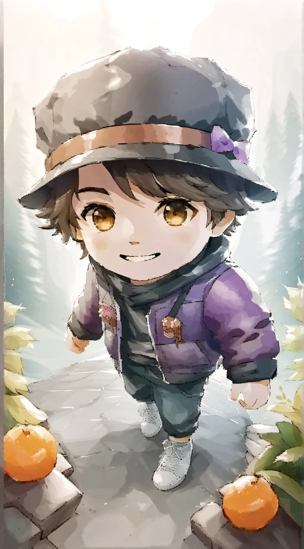 ai character: break in 2 kid background