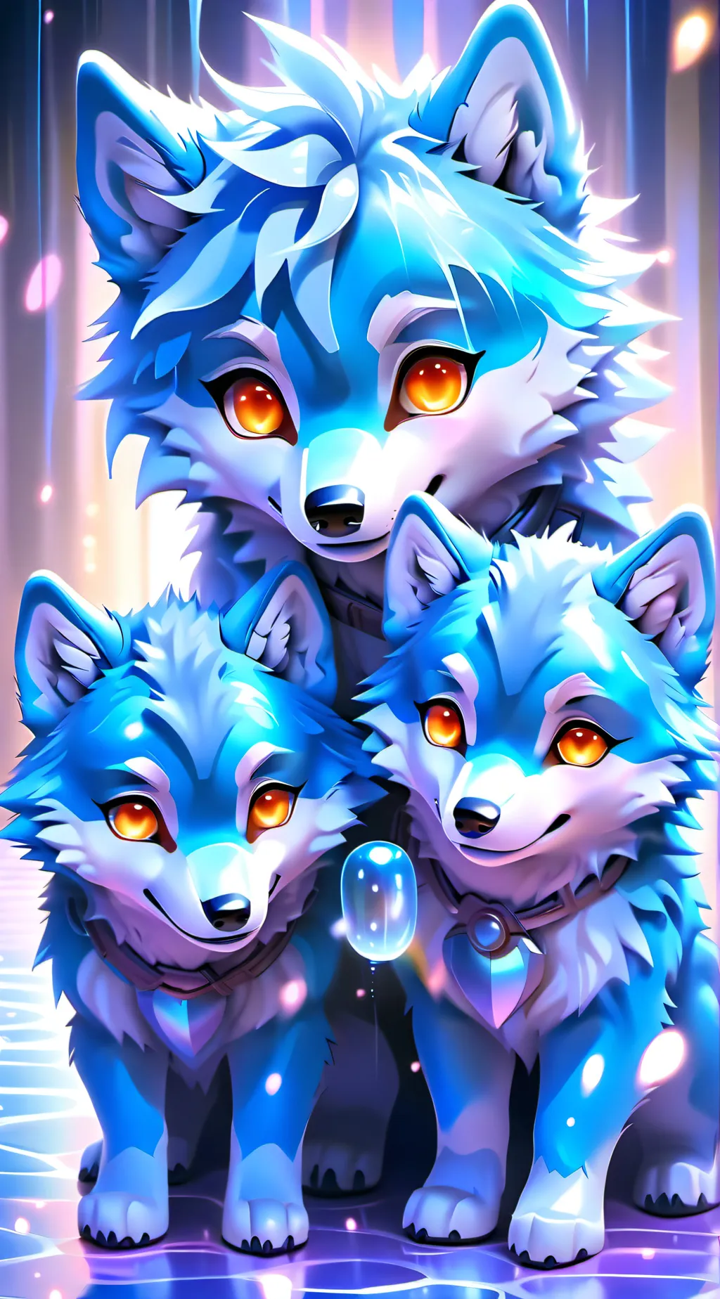 ai character: cleo leo and leon background