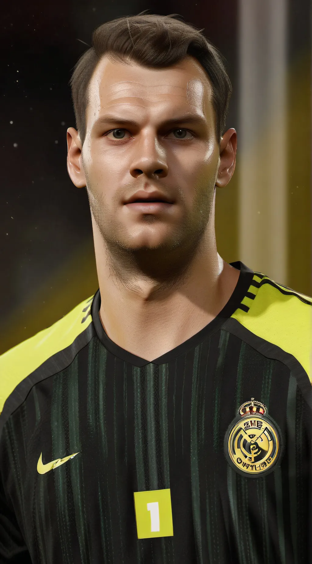 ai character: Manuel neuer background