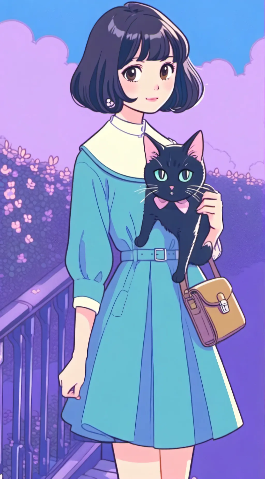 ai character: turtle in paradise background