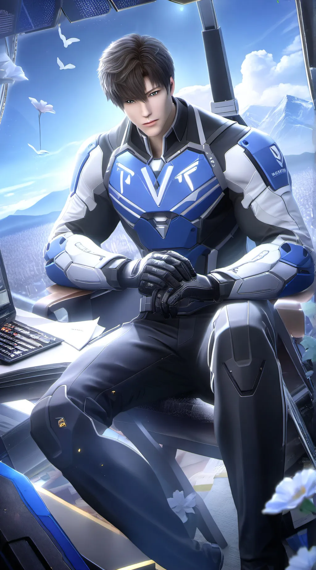 ai character: titantvman background