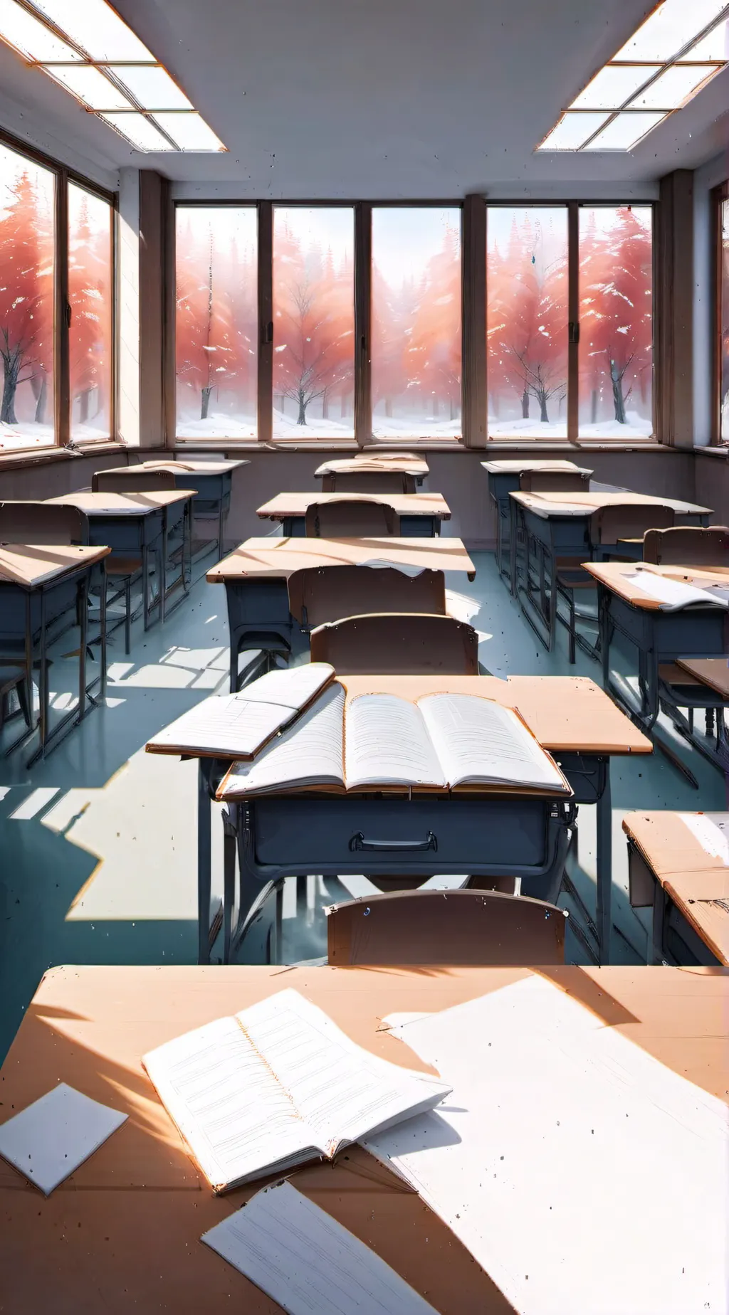 ai character: ★~School~★ background